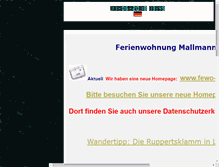 Tablet Screenshot of fewo-mallmann.de